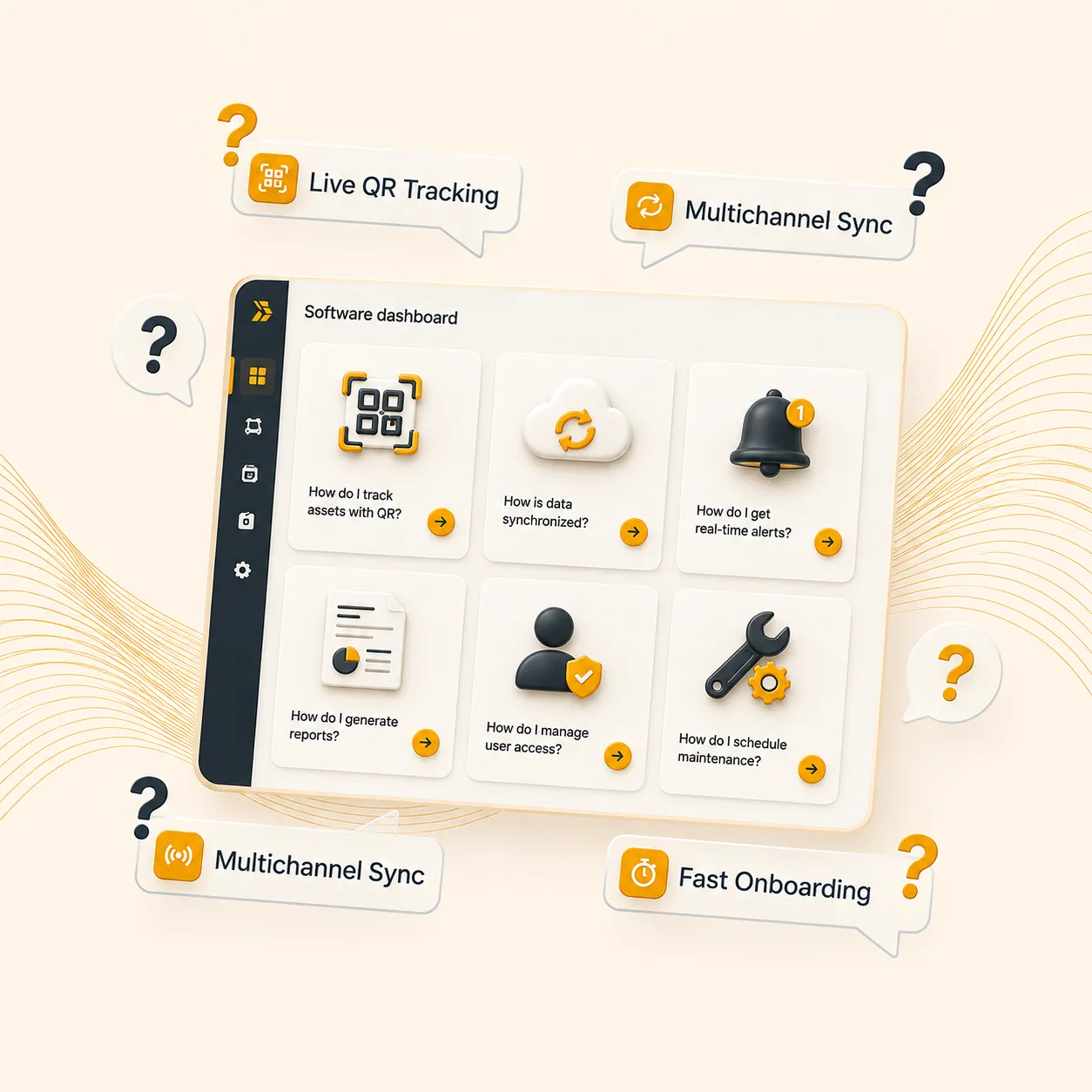EquipRoute restaurant equipment liquidation frequently asked questions illustration