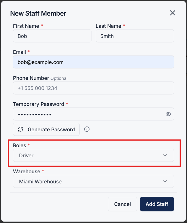 Assign Role
