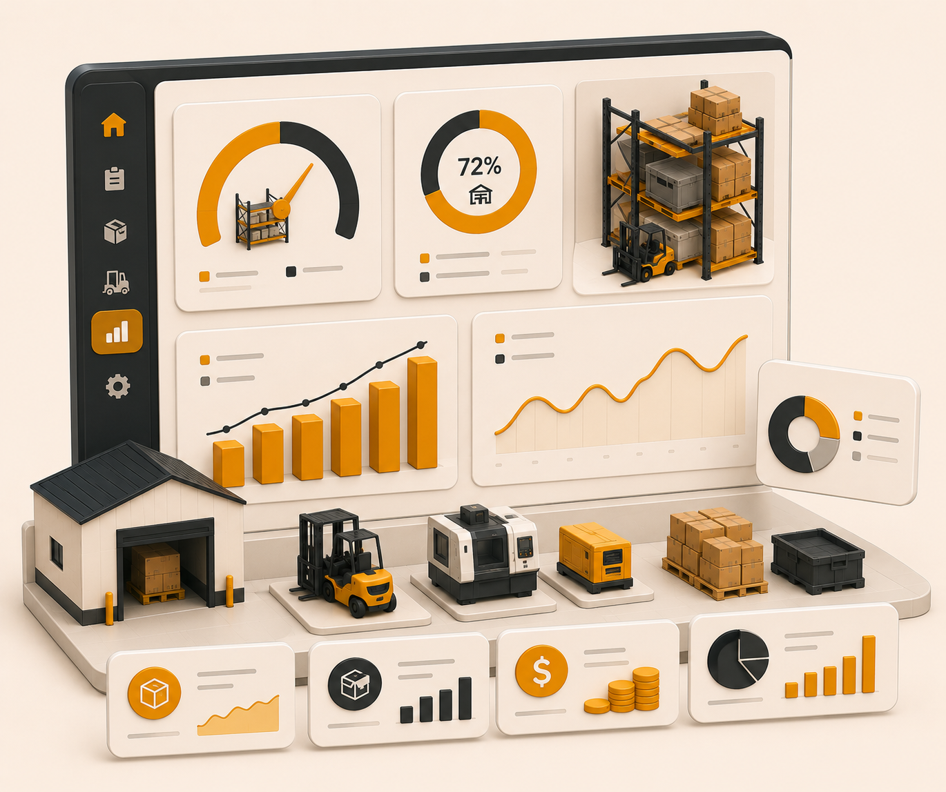 Warehouse operations analytics and inventory reporting dashboard